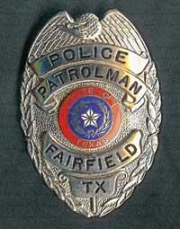 Fairfield Police Department Badge